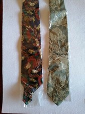  2 Krizia Silk Silk Ties New