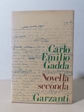 Novella Seconda - Gadda - Prima Edizione Garzanti 1971 Rilegato Ottimo