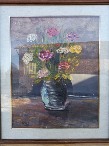 Dipinto vaso fiori - vaso,