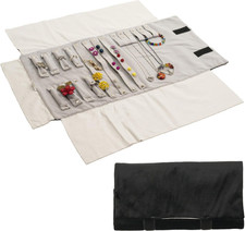 Rotolo Portagioielli in Morbido Velluto Capiente E Compatto - Portagioie Donna D