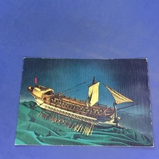 MUSEO NAVALE LA SPEZIA SERIE NAVI ANTICHE CARTOLINA - A COLORI -