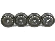SET 4 CERCHI IN FERRO DA 14 POLLICI 4 FORI PEUGEOT 206 1.4 B 55KW 5M 3P (2000) R