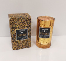 (NUOVO) Candela profumata Voluspa castagna e vetiver 5,25 OZ - Bougie Parfumee RARA