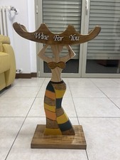 Espositore portabottiglie vino legno design Bar Arredamento