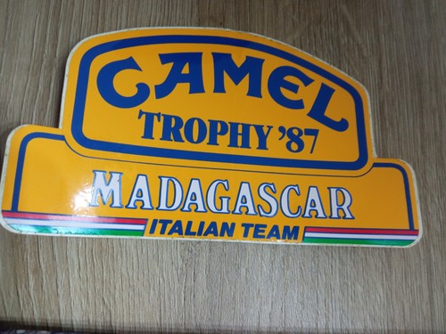 Adesivo camel trophy - camel,