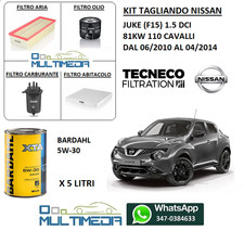 KIT TAGLIANDO 4 FILTRI E OLIO