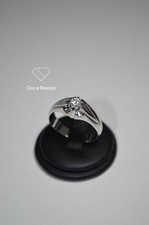 Anello oro bianco 18kt