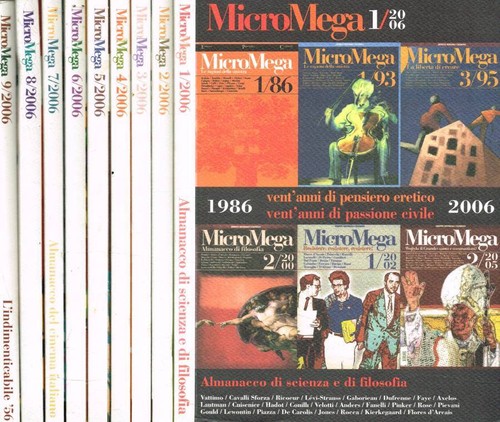 Micromega anno 2006 - micromega, fasc.1