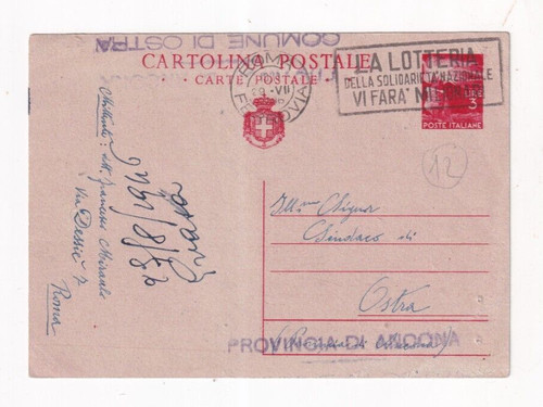 Repubblica 1946 cartolina - -,