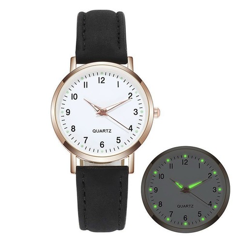 Montre chiffres noire - et, or