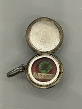 Antico Reliquiario argento San Salvatore - Sigilli integri Stato Pontificio