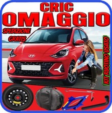 Ruotino Di Scorta 4Fori Da 15 Per Hyundai I10 Con Kit Cric Crick + Chiave Sacca