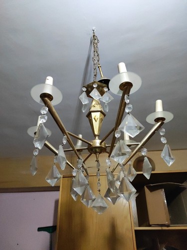 Lampadario vintage art - lampadario, decò