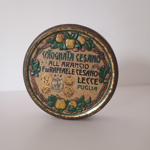 Antica rara scatola latta - rara,