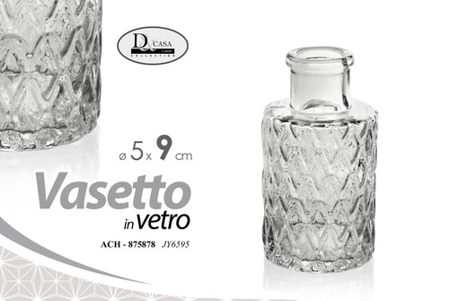 Vaso vasetto bottiglia vetro - bottiglia,