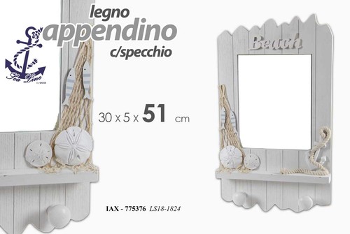 Specchio appendino parete - specchio, da