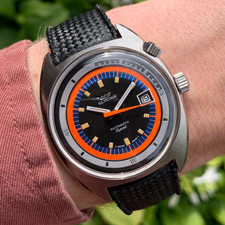 Orologio da polso automatico Glycine Airman SST "Sport" Super Compressore quadrante nero