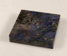 PRL) POSACENERE PORTACENERE MARMO PIETRA PREZIOSA SODALITE CENDRIER ASH-TRAY