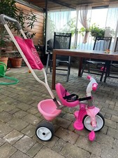 TRICICLO SMOBY BABY  ROSA CON