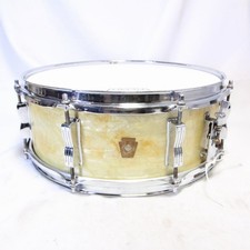Ludwig primi anni 60 Jazz festival bianco perla marina 14x5 con custodia