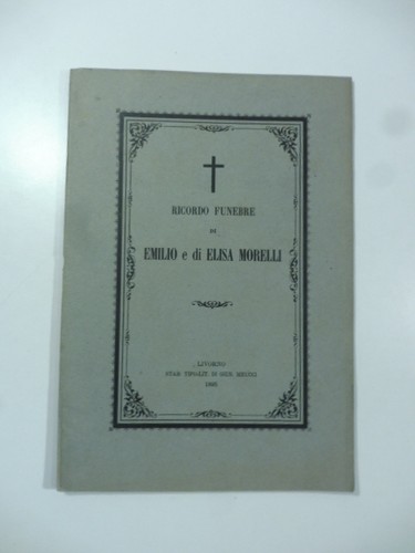 Ricordo funebre emilio di - emilio, e