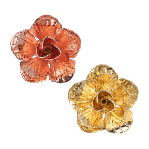 Para flower lapel pins 2pcs - flower, pins,