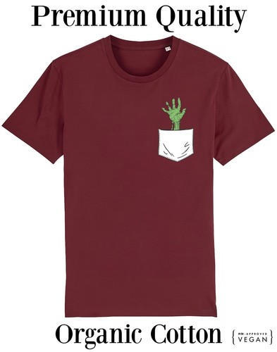 Shirt mano tasca - zombie, uomo