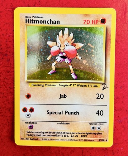Lotto carte pokemon hitmonchan - carte,