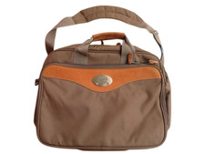 Valigetta Cabelas anni 90 in nylon cordura marrone dimensioni H 12,9 x L 16,1...