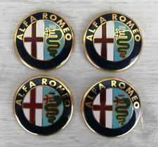 LOTTO 4 STEMMI ALFA ROMEO - IN METALLO - DIAMETRO = 5 CM