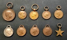 Regno - Insieme di dieci miniature di medaglie ufficiali civili