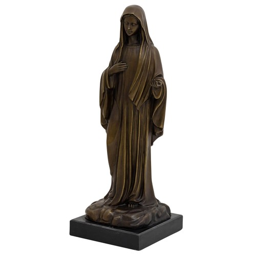 Scultura madonna bronzo - madonna, in