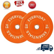 15lb Pair Olympic Bumper Plate