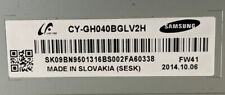 40" LCD Pannello  Display Screen CY-GH040BGLV2H  TV SAMSUNG UE40H5500  LED 40"