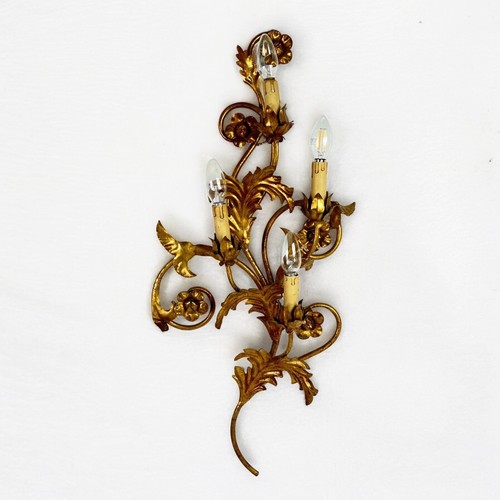 Applique dorato foglie