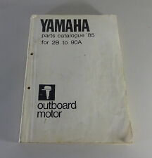Catalogo Ricambi / Parti List Yamaha Fuoribordo 2B - 90A Modello '85 Stand 11/