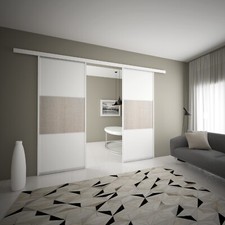 Porta scorrevole due ante