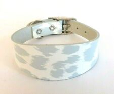 CUCCIOLO LEVRIERO/WHIPPET ITALIANO IN PELLE ADATTO A COLLO PICCOLO 9" (23CM) - 11" (28CM)=