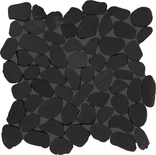 Mosaico ciottoli pietra - di,