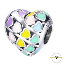 CHARM DONNA A FORMA DI CUORE