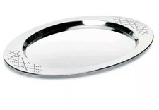 Vassoio ovale acciaio lucido