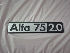 Scritta ORIGINALE ALFA 75 2.0