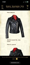 Giacca Lewis Leathers x Guitar