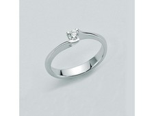 Miluna LID2155_006 Anello da donna in oro bianco 18 carati con diamante solitari