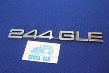 VOLVO 244 GLE SCRITTA EMBLEMA  STEMMA EPOCA METAL CM 24,5 USATO