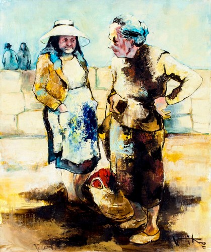 Viko oil painting - viko, (french,20c)