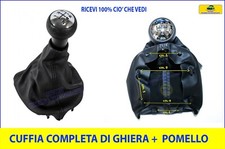 Cuffia Cambio Specifica COMPATIBILE con 107 Ghiera +Pomello Cornice  Marce Auto
