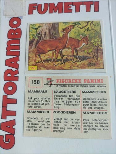 Figurine mammiferi 158 - mammiferi, nuova