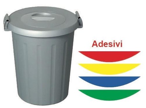 Bidoni con coperchio manici - bidoni, e