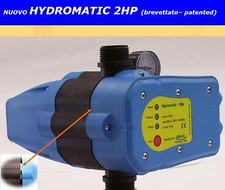 Presscontrol Hydromatic 2HP con regolazione e manometro brevetto italiano Matic 